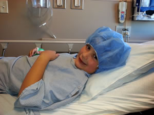 KB preparing for surgery