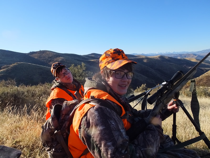 The look right after shooting your first deer.