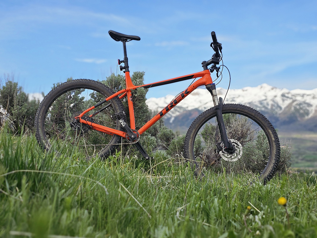 2018 Trek Roscoe 8 with 141 Boost Rear Hub.